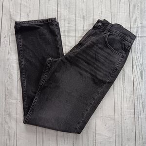 NWOT Asos Design Women's Straight Leg Jeans Black Size 30x34(actual 29x31)